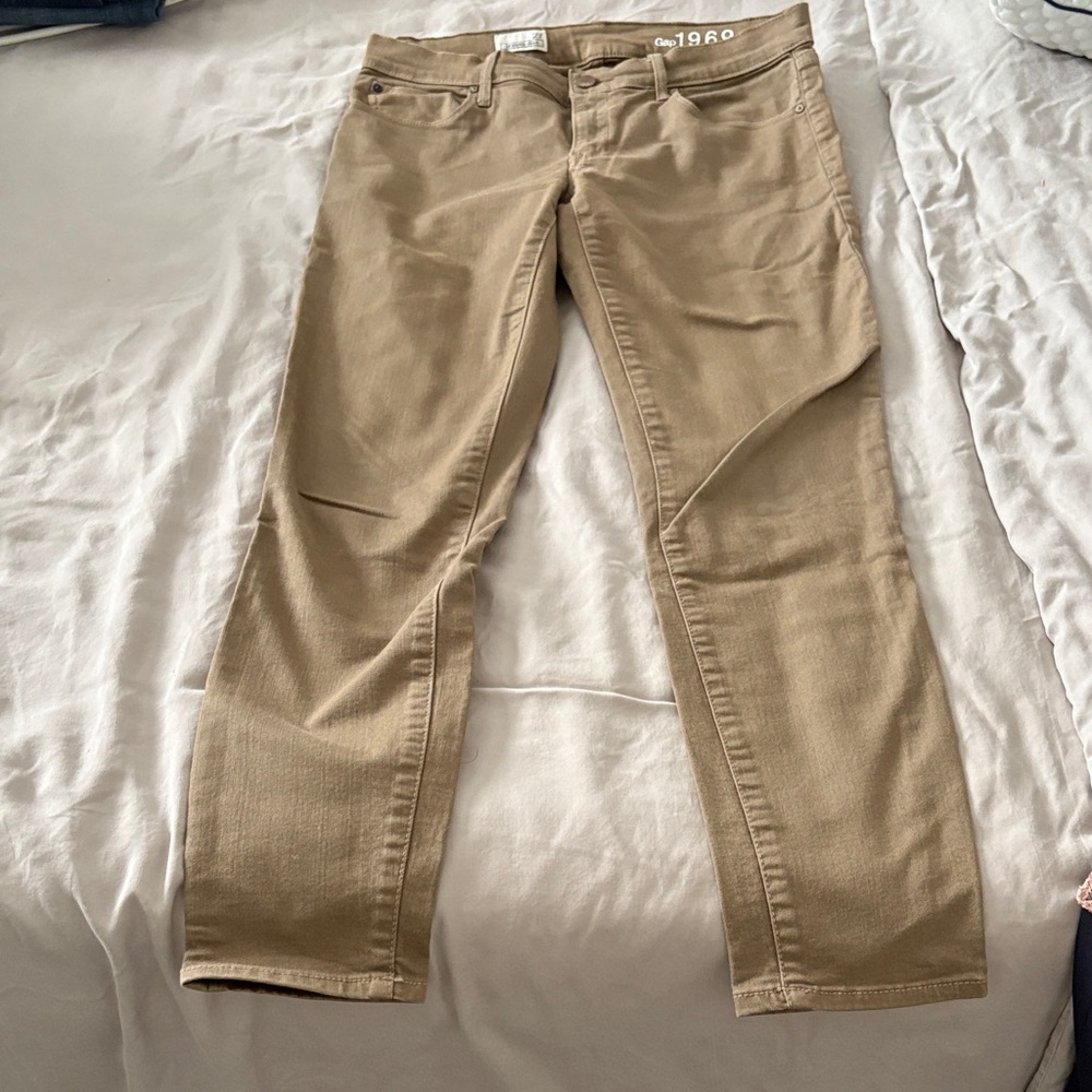 GAP Women's Straight Leg Tan Jeans